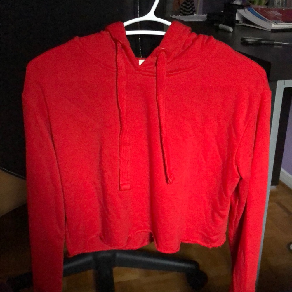 Cropped hoodie